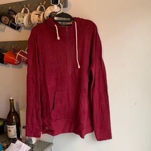 NWT Ampersand Avenue 1/4 zip performance fleece hoodie